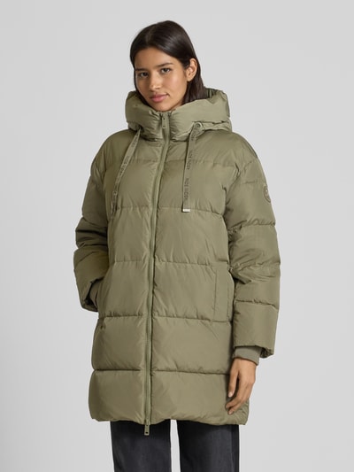 MOS MOSH Daunenmantel mit Zweiwege-Reißverschluss Oliv 4