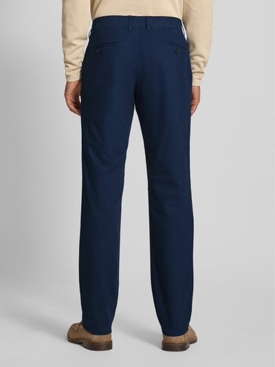 Christian Berg Men Straight Fit Stoffhose mit französischen Eingrifftaschen Marine 5