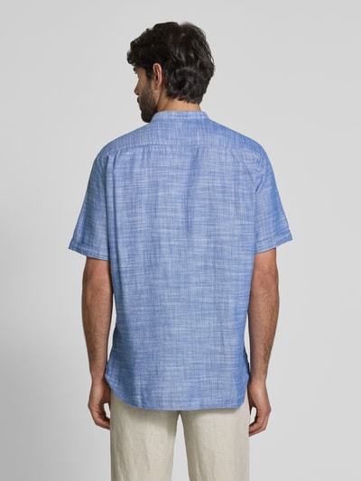 Christian Berg Men Freizeithemd mit Knopfleiste Royal 5