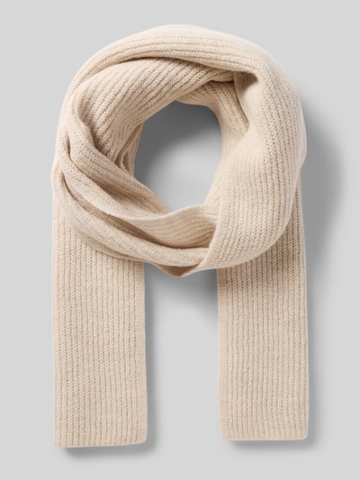 Christian Berg Woman Grobstrick-Schal in rechteckiger Form Beige 1