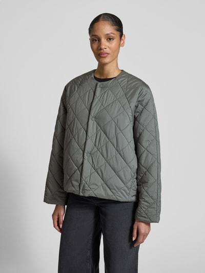 ECOALF Steppjacke mit Rundhalsausschnitt Modell 'GAVEAALF' Graphit 4