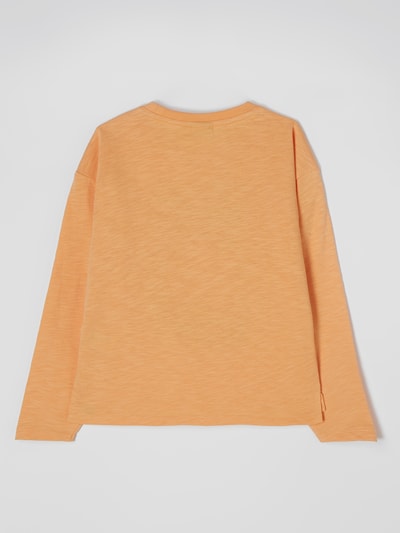 Garcia Shirt met lange mouwen en strass-steentjes  Apricot - 3