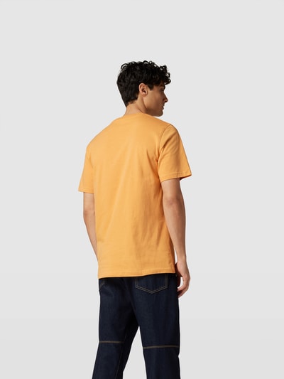 WOOD WOOD T-Shirt mit Label-Print Orange 5