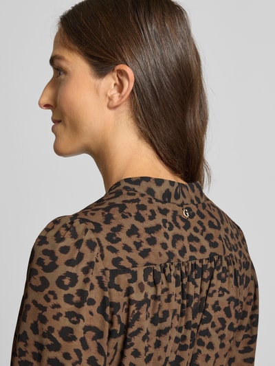 Guess Mini-jurk met strikceintuur, model 'WANDA' Middenbruin - 3