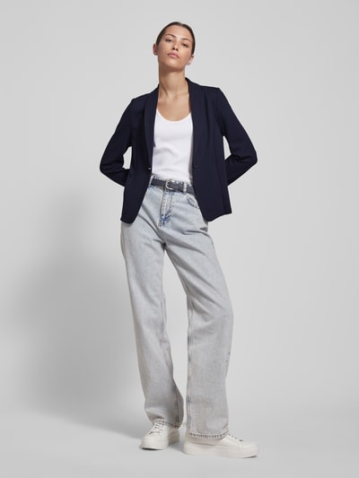 Zero Blazer met knoopsluiting Marineblauw - 1