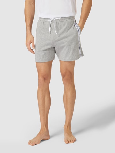 Calvin Klein Underwear Sweatshorts mit Galonstreifen Mittelgrau Melange 4