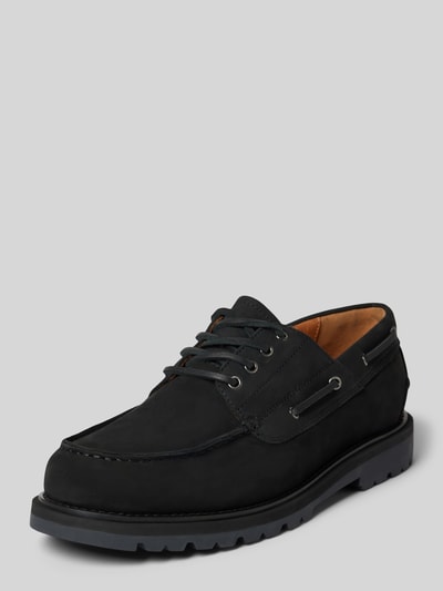 Vagabond Lederhalbschuhe mit Ziernaht Modell 'Jay' Black 1