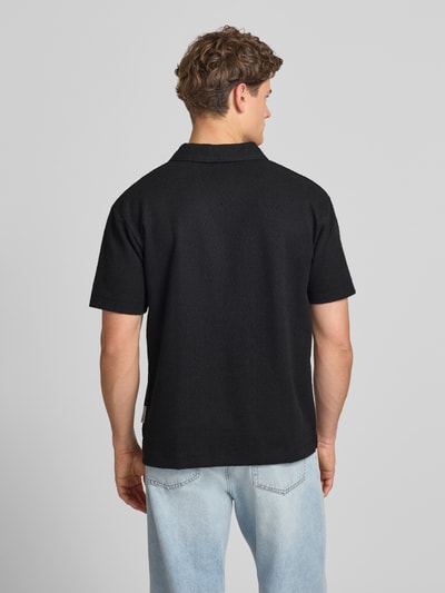 Marc O'Polo DENIM Relaxed Fit Poloshirt aus Baumwoll-Mix Black 5
