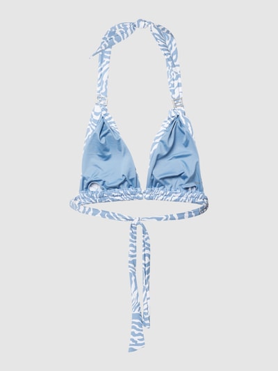 Barts Bikinitop met all-over motief, model 'DELTIA' Oceaanblauw - 3