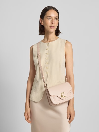 Coccinelle Crossbodytas met labeldetail Rosé - 1