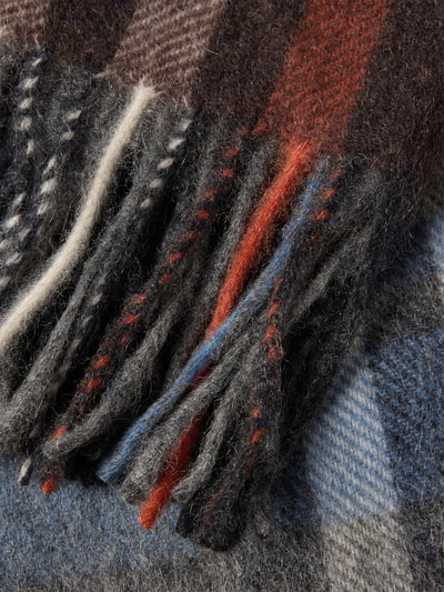 SALMONE Schal aus reinem Kaschmir Mittelbraun Mel 2