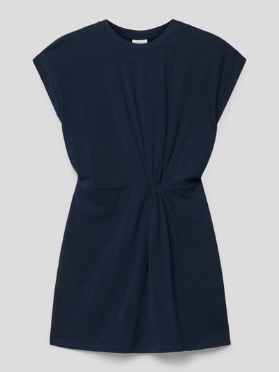 s.Oliver RED LABEL Kleid mit Knotendetail Marineblau 1