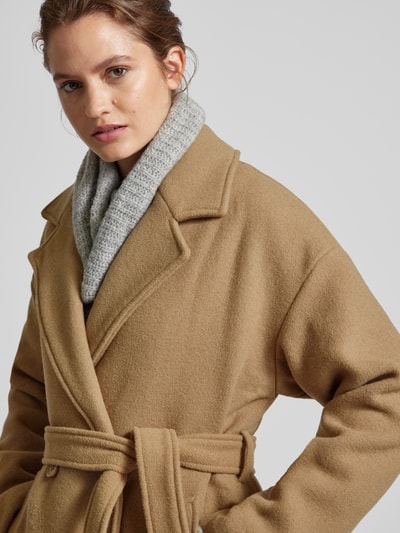 LeGer by Lena Gercke Mantel aus Woll-Mix mit Bindegürtel Modell 'Dena' Camel 3