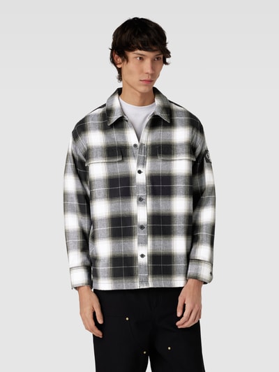 Calvin Klein Jeans Hemdjacke mit Tartan-Karo Modell 'CHECK' Black 4