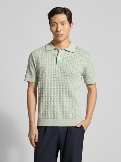 Selected Homme Regular Fit Poloshirt aus reiner Baumwolle Modell 'MATTIS' Lind 4