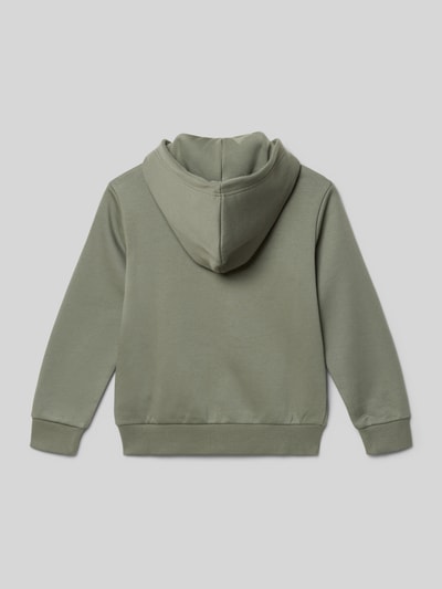ONLY & SONS Regular fit sweatjack van katoenmix model 'CERCES' Olijfgroen - 3