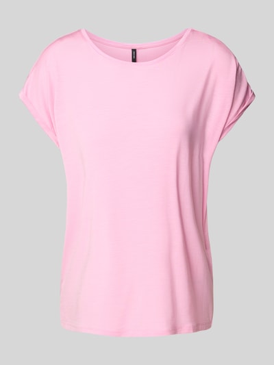 Vero Moda Loose Fit T-Shirt aus Lyocell-Mix Modell 'AVA' Hellrosa 2