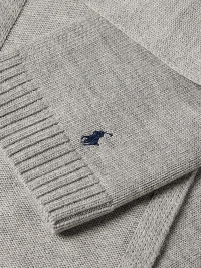 Polo Ralph Lauren Kids Sjaal met labelstitching Middengrijs gemêleerd - 2