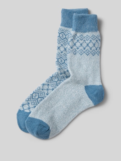 camano Supercozy Socken mit soften Zehennähten Modell 'WOMEN COSY' Jeansblau 1