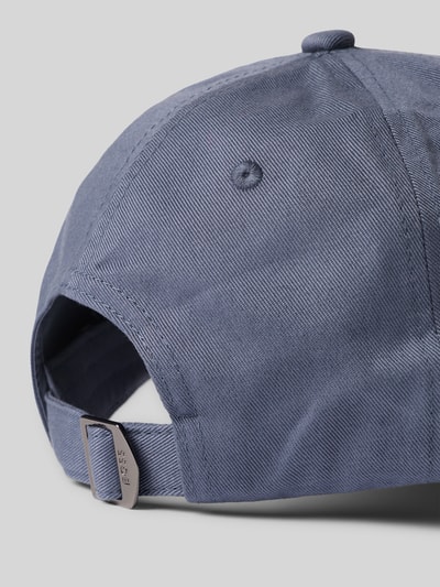 Produktfoto, Basecap aus reiner Baumwolle Modell 'ZED' von BOSS in Optik: Unifarben mit Label-Applikation, Schirm, Luftlöcher, Riegel, Materialverarbeitung: Twill