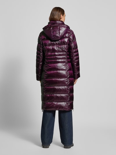 Frieda & Freddies Steppmantel mit Zweiwege-Reißverschluss Modell 'DALIA LONG' Lila 5