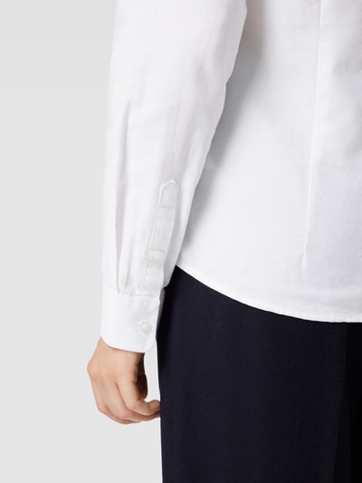 Montego Bluzka koszulowa w jednolitym kolorze Biały 3