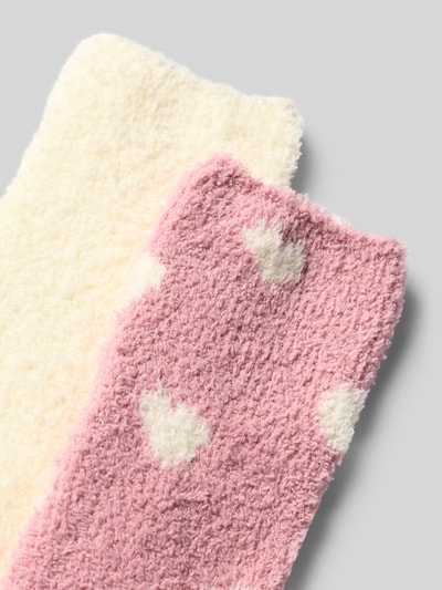 camano Skarpety z futerka w zestawie 2 szt. Różowy 2