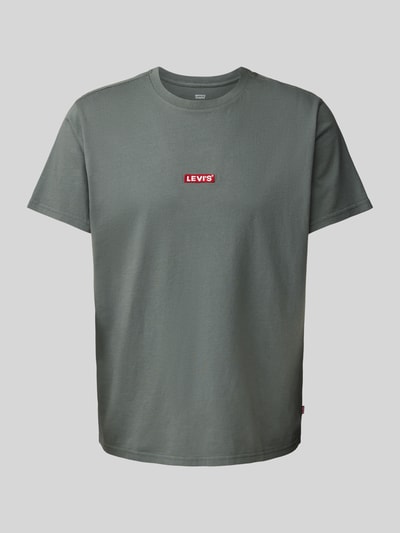 Levi's® T-shirt z naszywką z logo Petrol 2