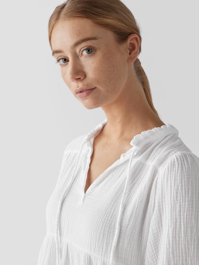 Honorine Minikleid mit Strukturmuster Weiß 3