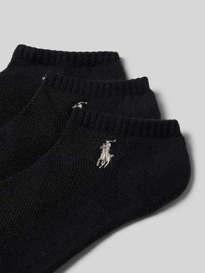 Polo Ralph Lauren Sneakersocken mit Label-Detail im 3er-Pack Black 2