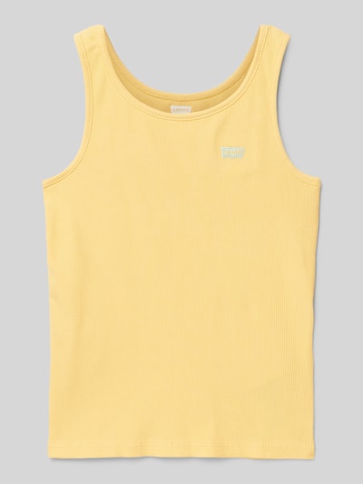 Levi’s® Kids Trägertop in Ripp-Optik mit Label-Stitching Hellgelb 1
