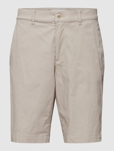 Brax Korte straight fit chino met stretch, model 'Bozen' Zand gemêleerd - 2