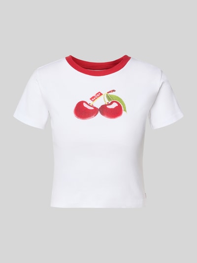 Levi's® T-shirt z nadrukowanym motywem Biały 2