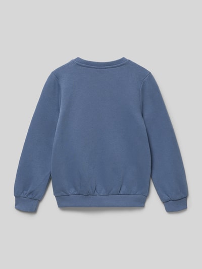 s.Oliver RED LABEL Regular fit pullover van katoenmix Blauw - 3