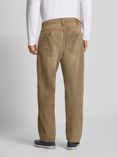 Jack & Jones Baggy Fit Jeans im 5-Pocket-Design Modell 'ALEX' Dunkelbraun 5