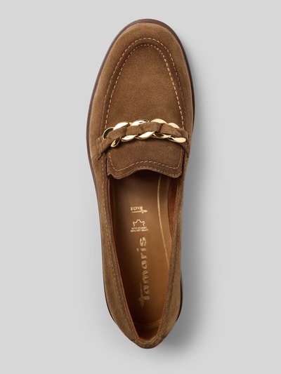 Tamaris Loafer aus echtem Rindsleder Camel 3