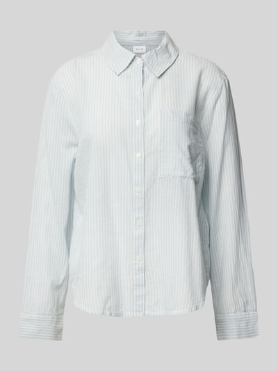 Vila Bluzka koszulowa o kroju regular fit z kieszenią na piersi model ‘RUMANA’ Jasnoniebieski 2