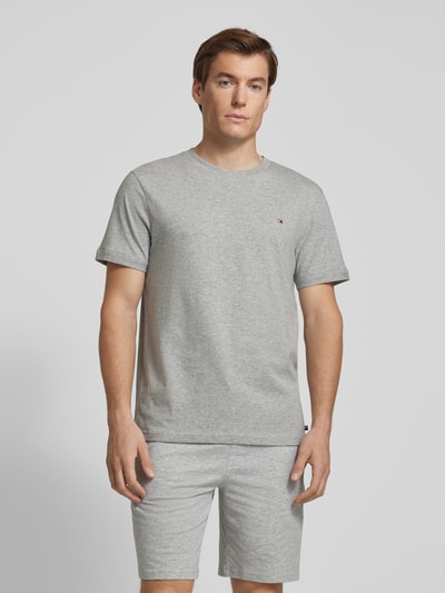 Tommy Hilfiger Slim Fit T-Shirt mit Rundhalsausschnitt Hellgrau 4