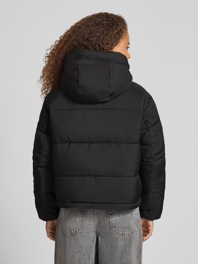 Tommy Jeans Gewatteerd regular fit jack met capuchon Zwart - 5