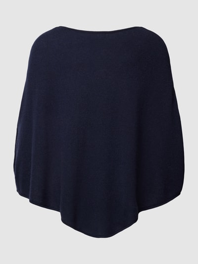 Christian Berg Woman Poncho van kasjmier Donkerblauw - 3