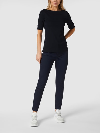 Lauren Ralph Lauren Shirt met boothals, model 'Judy' Donkerblauw - 1