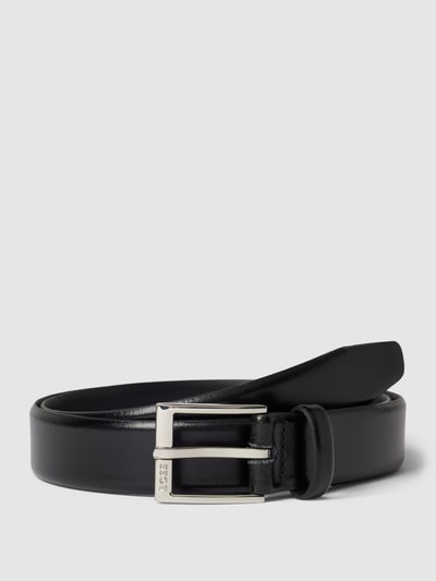 BOSS Riem met labeldetail, model 'ELLOY' Zwart - 1