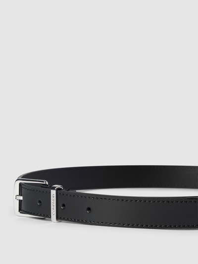 CK Calvin Klein Leren riem met labeldetail, model 'MUST' Zwart - 2