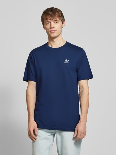 adidas Originals T-Shirt mit Label-Stitching Marine 4