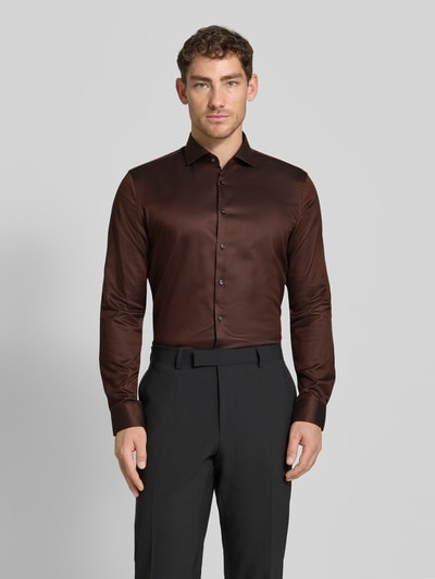 Jake*s Slim Fit Businesshemd aus Baumwolle mit Haifischkragen Hazel 4