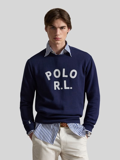 Polo Ralph Lauren Bluza o kroju regular fit z mieszanki bawełny Granatowy 4