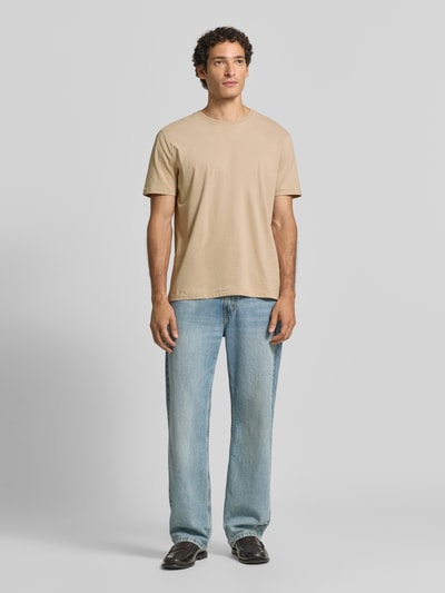 CINQUE T-shirt z okrągłym dekoltem model 'CIDANI' Gliniany 1