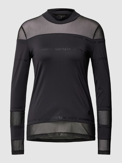 Sportalm Sweatshirt met nauwsluitende pasvorm met blokstrepen Zwart - 2