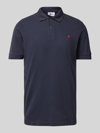 Replay Regular Fit Poloshirt mit Logo-Stitching Marine 2