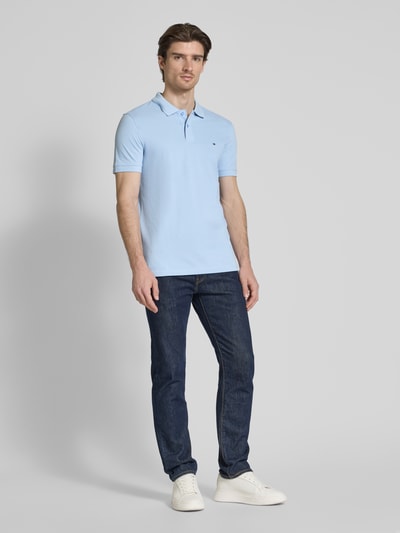 Christian Berg Men Poloshirt mit Label-Stitching Bleu 1
